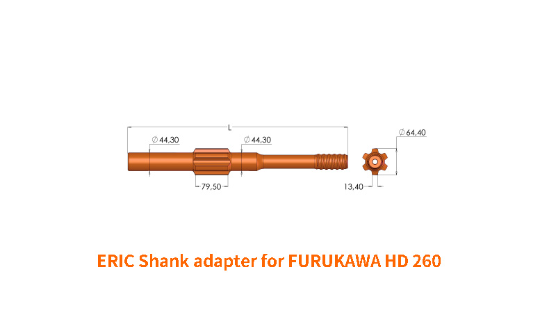 HD 260 鑿巖機(jī)釬尾